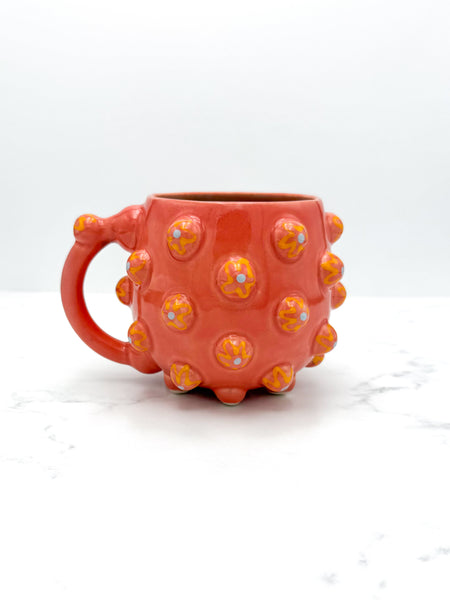 15oz Coral Flower Mug