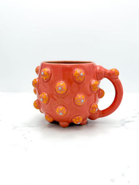 15oz Coral Flower Mug