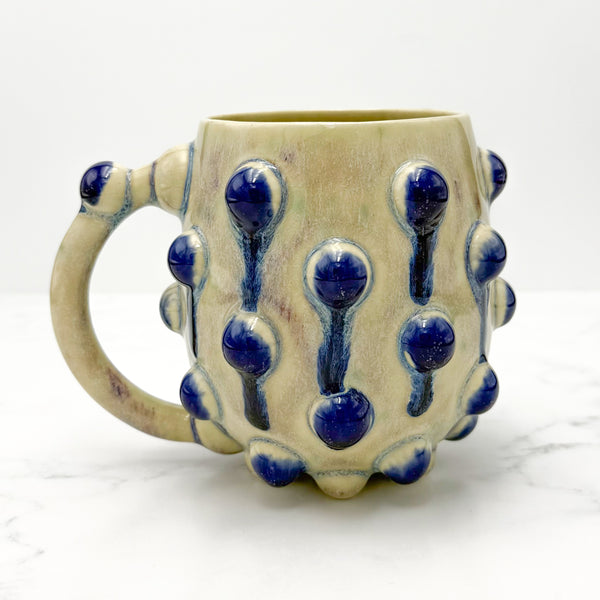 18oz Blue Drip Mug