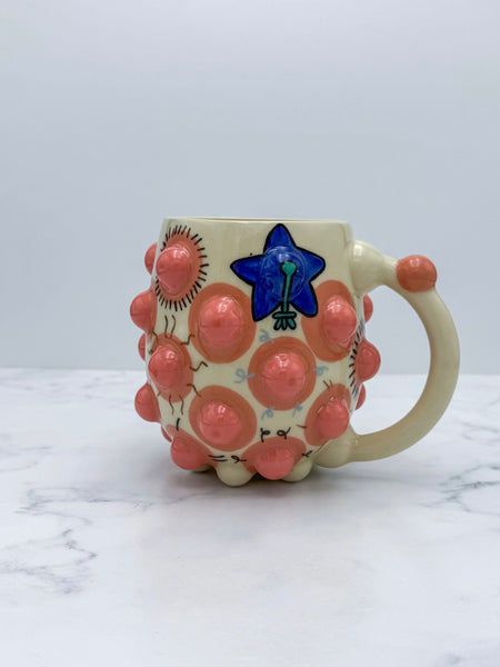 18oz Purple Tassle Nipple Mug