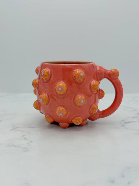 15oz Coral Flower Mug