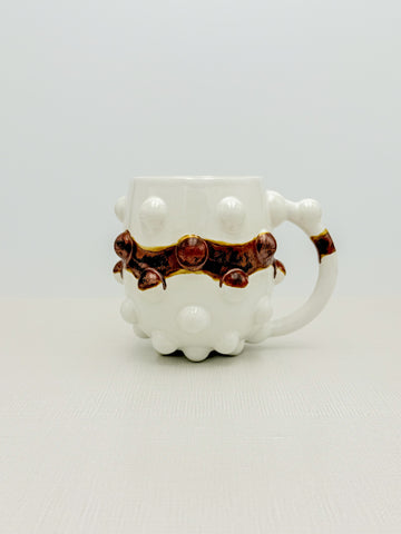 18oz White and Copper Mug [FLAWED]