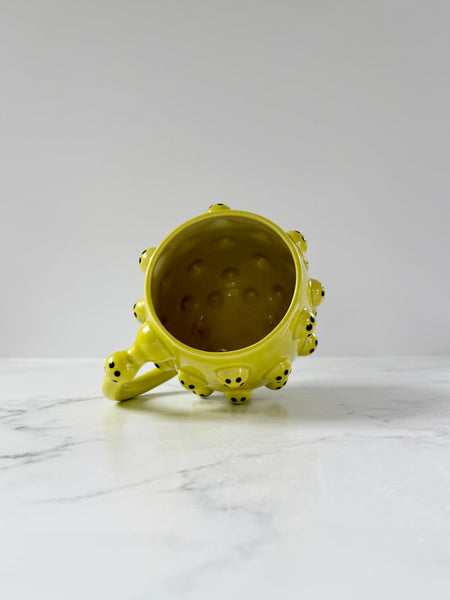 18oz Lime Green Smiley Mug