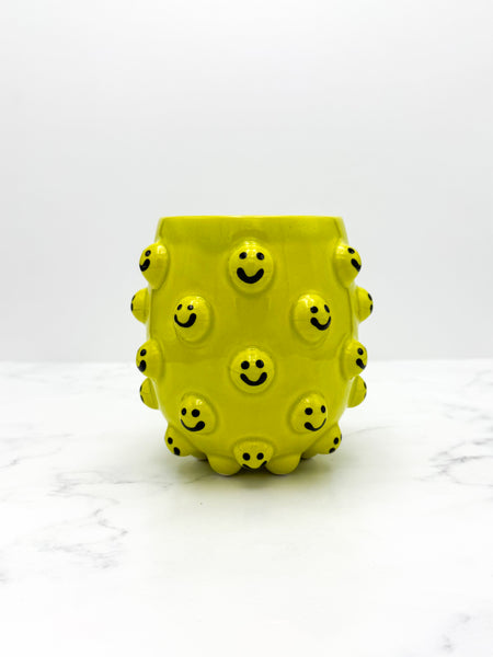 18oz Lime Smiley Mug