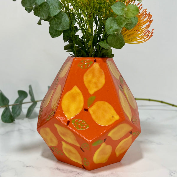 Small Lucky Lemon Vase
