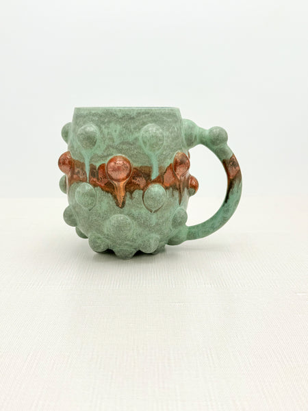 18oz Teal and Copper Mug