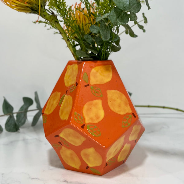 Small Lucky Lemon Vase