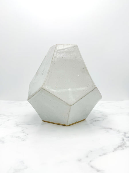 Medium White Vase