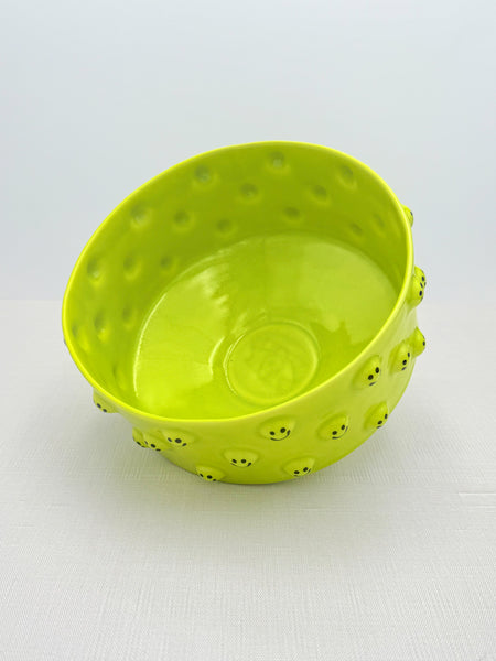 Large Smiley Face Bubble Bowl