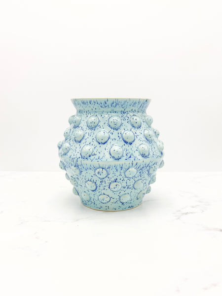 Small Blue Raspberry Vase