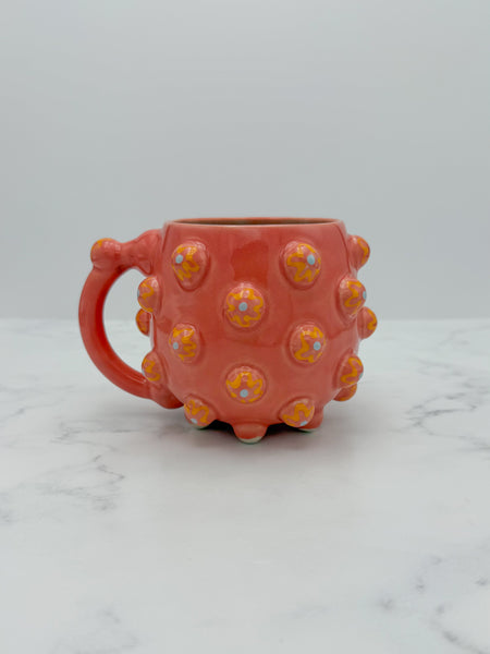 15oz Coral Flower Mug