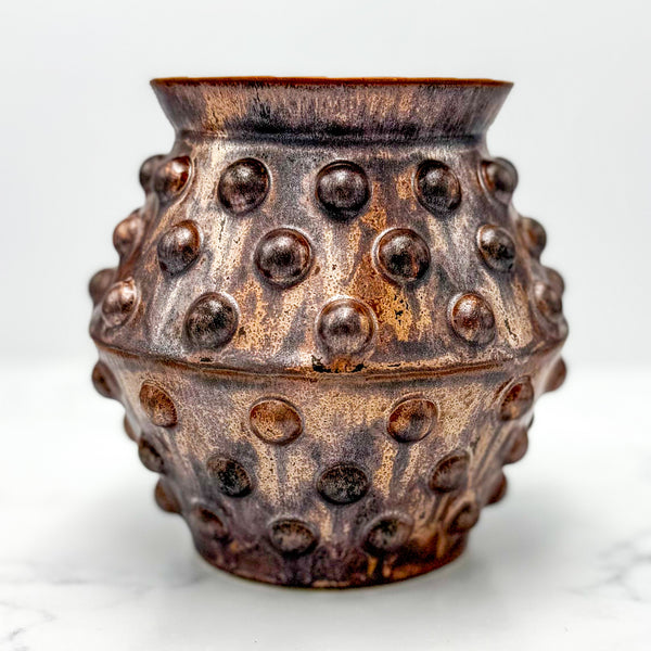 Small Copper Bubble Vase