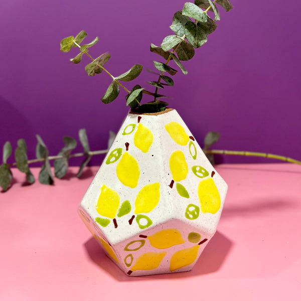 Lemon Bud Vase