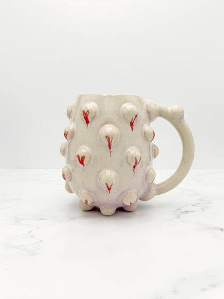 22oz Red Heart Mug
