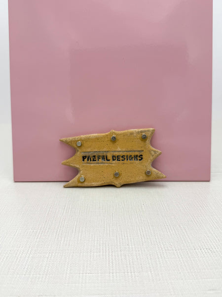 Lilac Chartreuse Eyeball Magnet