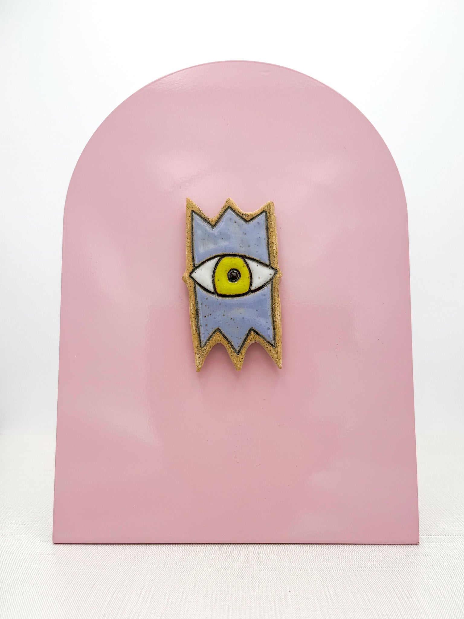 Lilac Chartreuse Eyeball Magnet