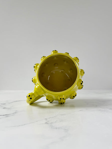15oz Lime Green Smiley Mug