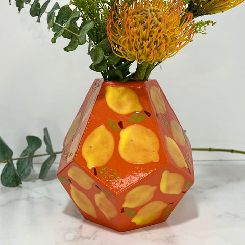 Small Lucky Lemon Vase