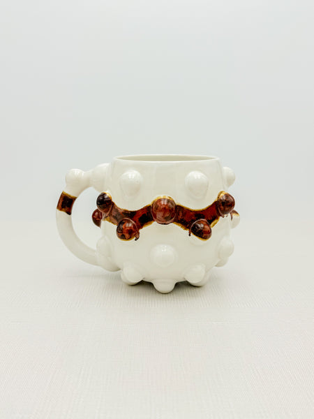 15oz White and Copper Mug [FLAWED]