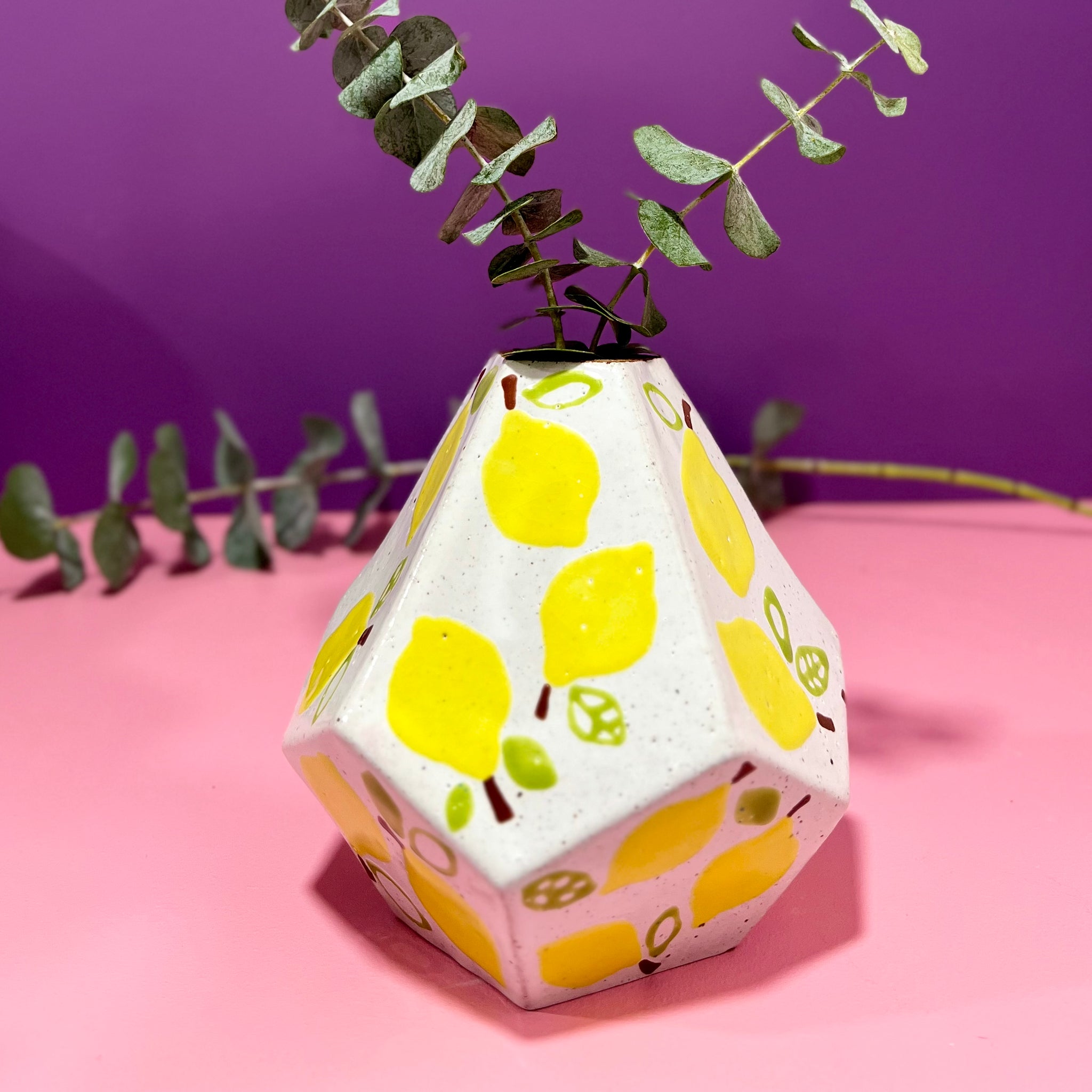 Lemon Bud Vase