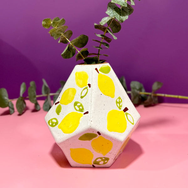 Lemon Bud Vase