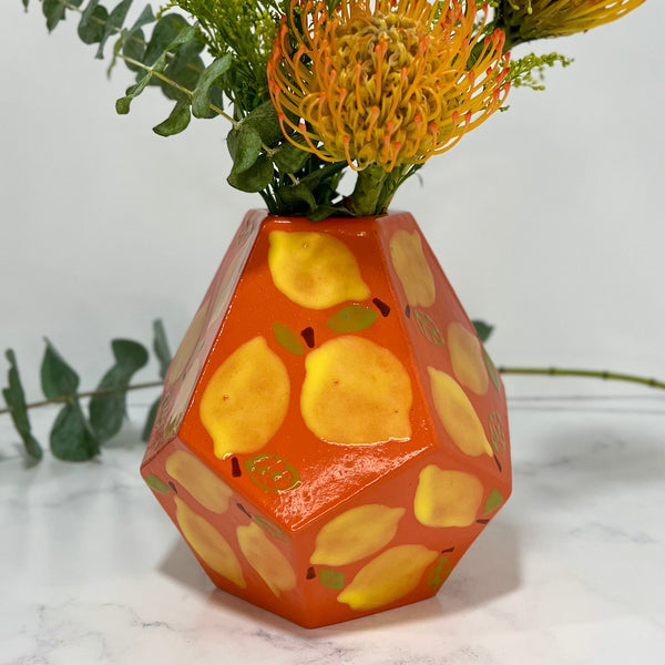 Small Lucky Lemon Vase