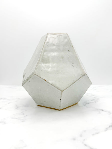 Medium White Vase