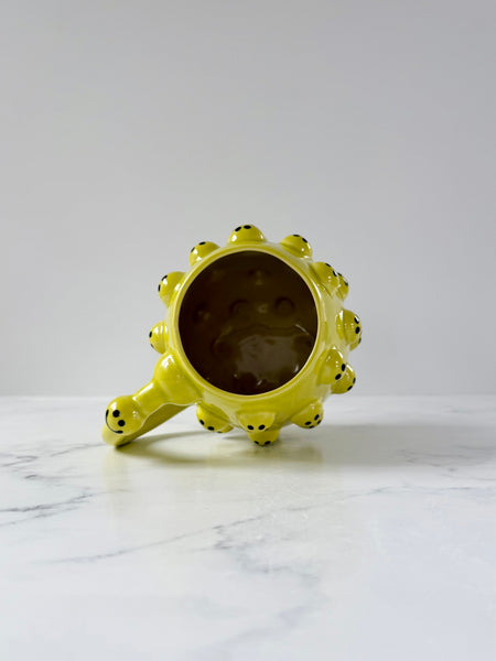22oz Lime Green Smiley Mug