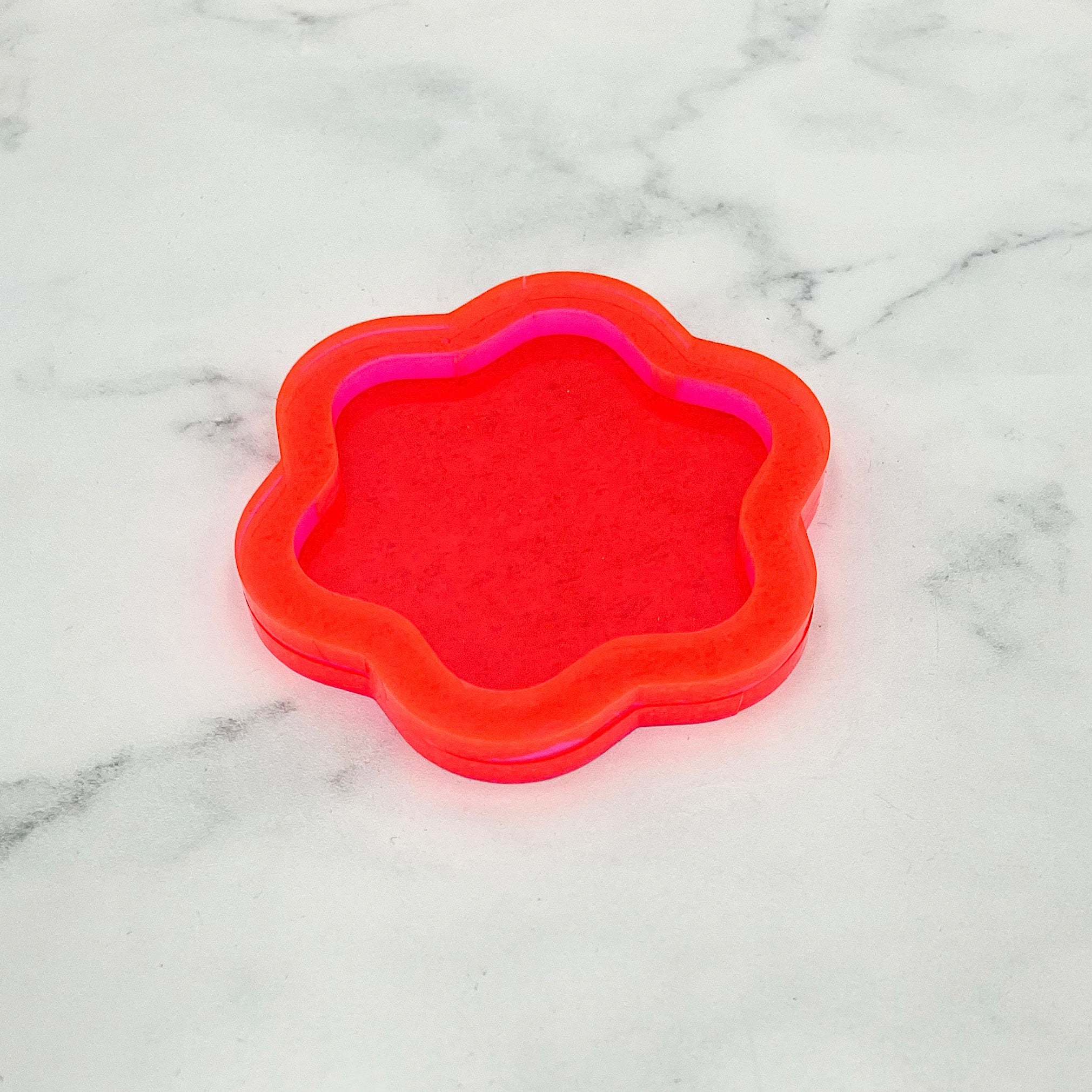 Neon Pink Acrylic Coaster