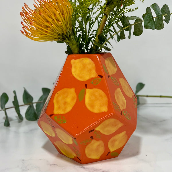 Small Lucky Lemon Vase