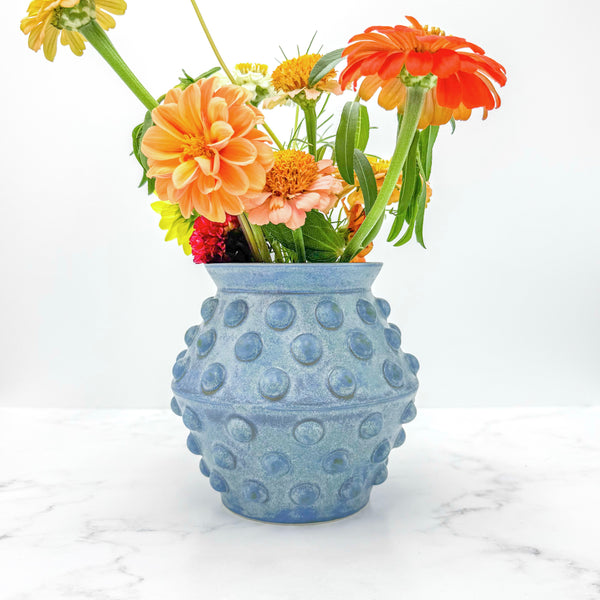 Small Denim Bubble Vase