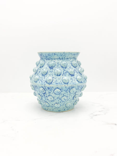 Small Blue Raspberry Vase