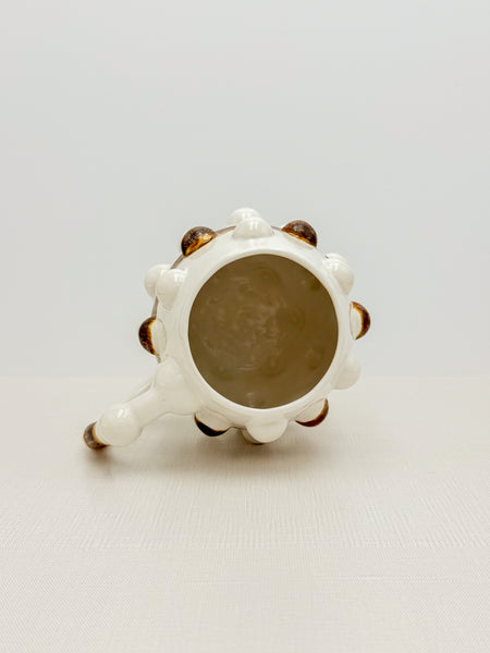 22oz White and Copper Mug