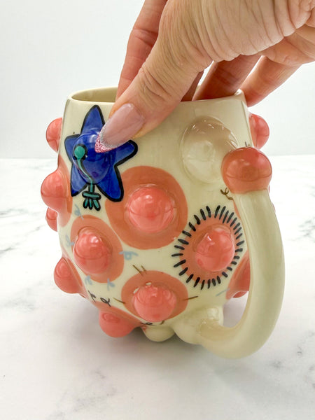 18oz Purple Tassle Nipple Mug