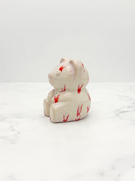 Pink Heart Gummy Bear Figurine