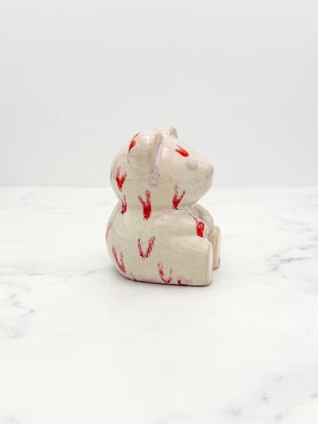 Pink Heart Gummy Bear Figurine