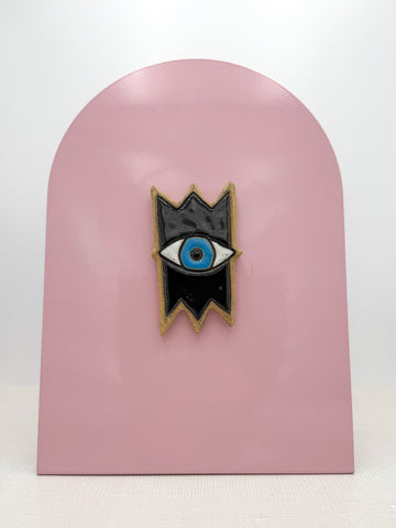 Black and Blue Eyeball Magnet