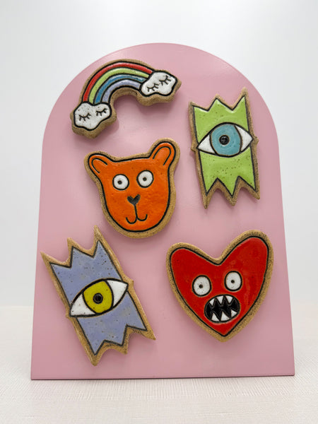 Black and Blue Eyeball Magnet