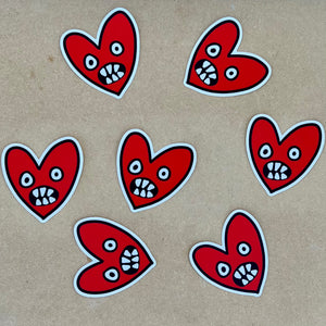 Carnivorous Heart Sticker