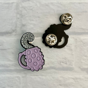 Grape Crush Bubble Mug Pin